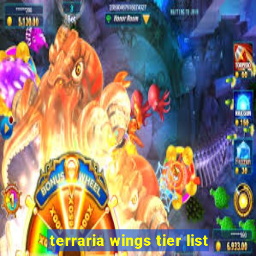 terraria wings tier list